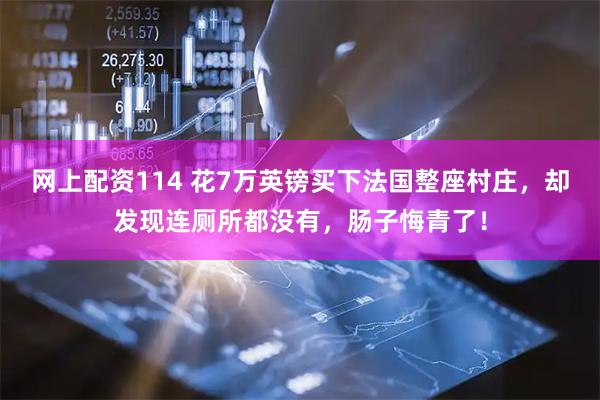 网上配资114 花7万英镑买下法国整座村庄,却发现连厕所都没有,肠子悔青了!